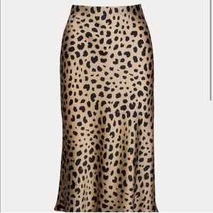 Realisation Par Silk Leopard Skirt…